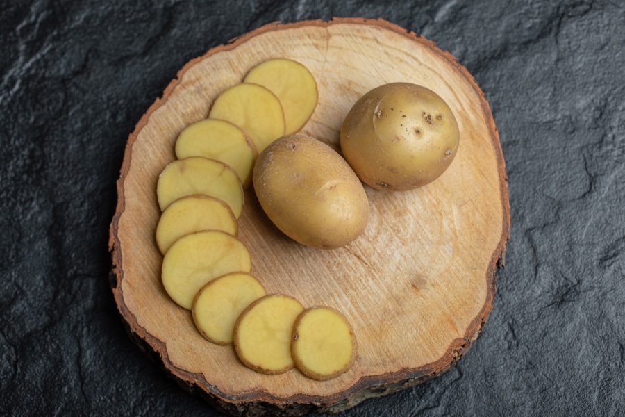 Patatas cortadas y peladas para restaurantes