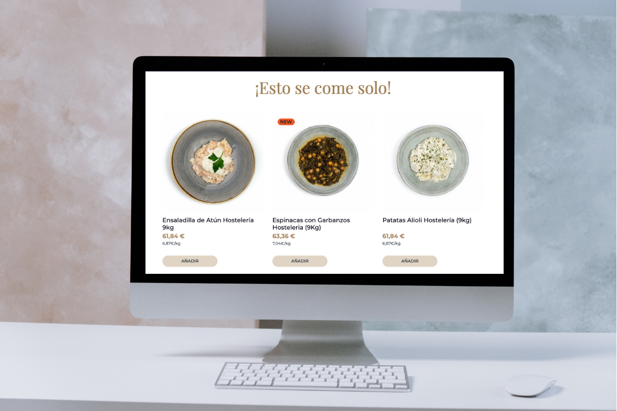 Ventum Gourmet lanza su canal online para la venta de platos preparados para el sector HORECA